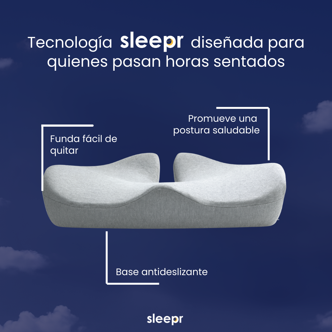 Sleepr® ComfortSeat – Almohadón Ergonómico Premium