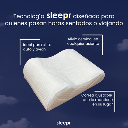 Sleepr® NeckRest – Almohada Cervical de Respaldo