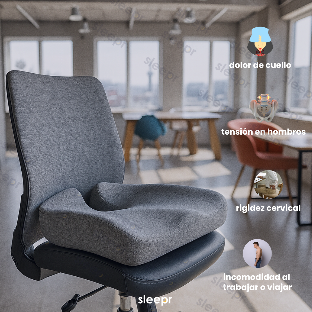 Sleepr® ComfortSeat – Almohadón Ergonómico Premium