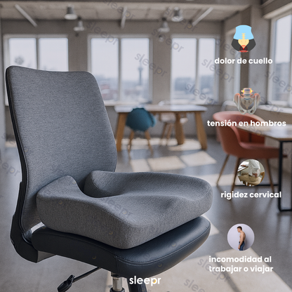 Sleepr® ComfortSeat – Almohadón Ergonómico Premium