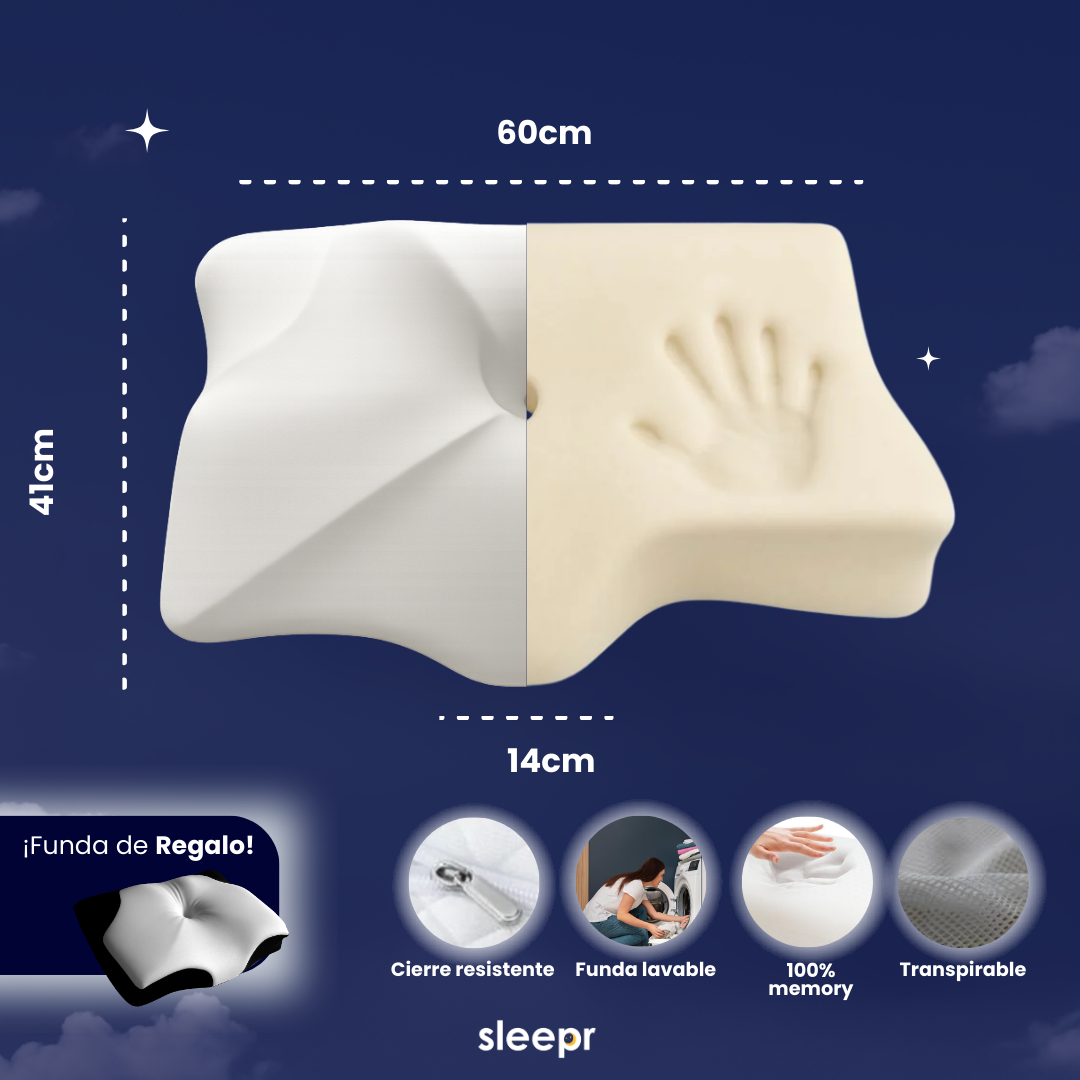 Sleepr® Classic - Almohada Cervical Premium