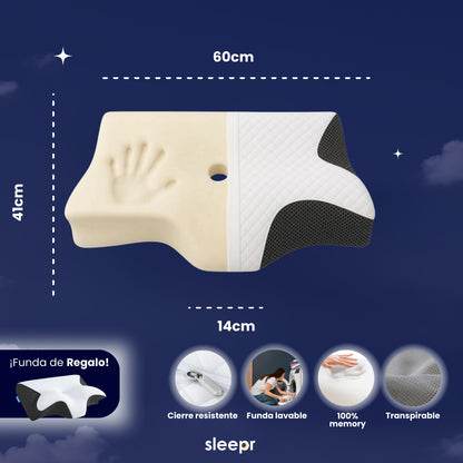 Sleepr® Classic - Almohada Cervical Premium