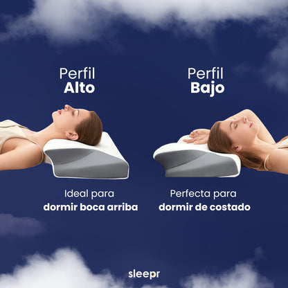 Sleepr® Classic - Almohada Cervical Premium