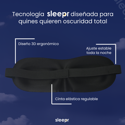 Sleepr® Blackout Mask - Antifaz Premium